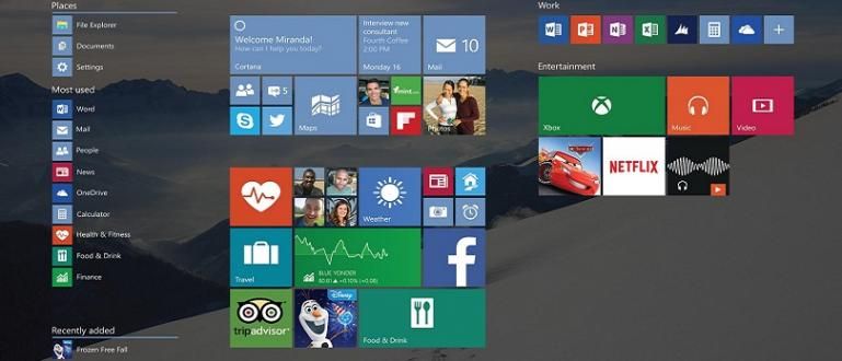 Jak opravit zaseknutí nabídky Start systému Windows 10 na celé obrazovce